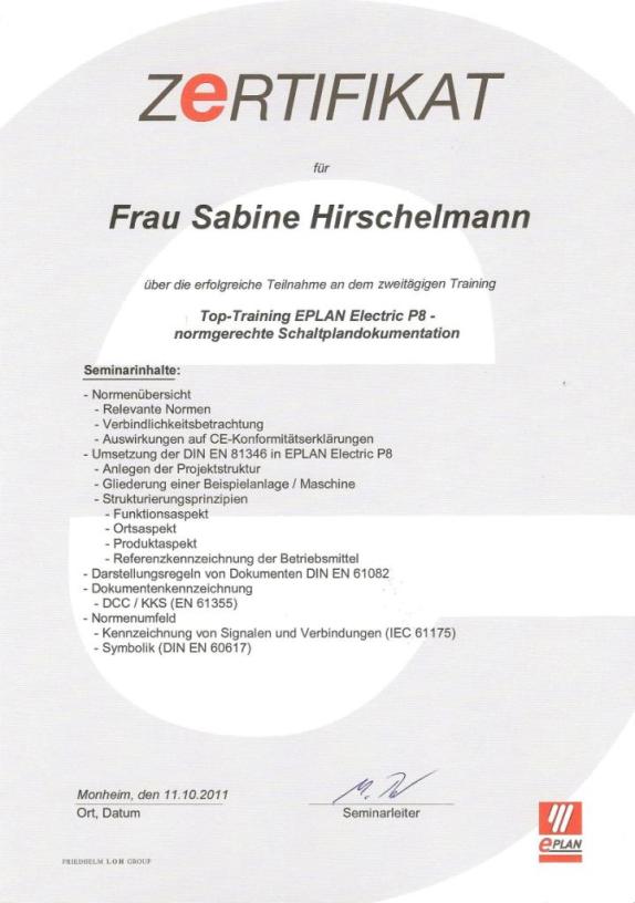 EPLAN Electric P8 – Normgerechte Schaltplandokumentation